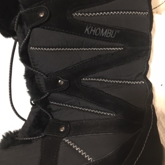 Almost new Khombu faux-fur lined winter boots - Picture 10 of 11